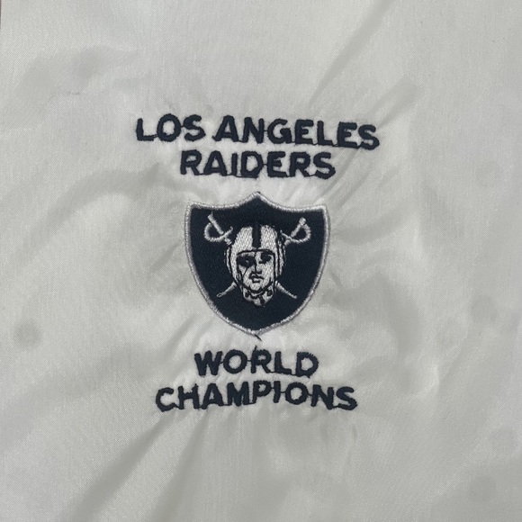 1983, L.A. Raiders, World Champions Jacket, Logo 7, Men’s Large - Picture 3 of 4